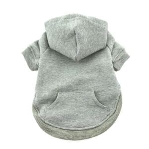 Grey fitted hoodie