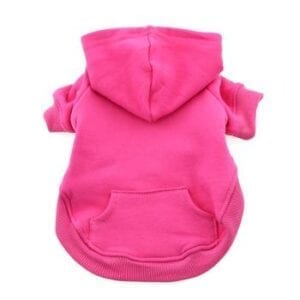 Pink fitted hoodie