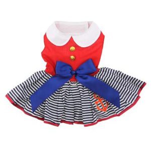 Sailor girl dress for dogs