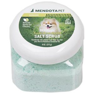 Dead sea anti-dandruff salt scrub with shell scoop