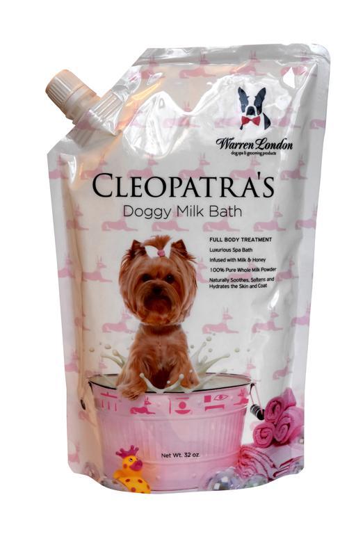 Milk bath for dogs