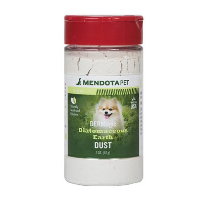 A jar of dust for dogs