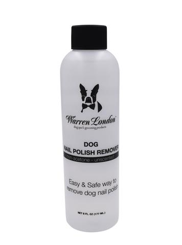 A bottle of nail polish remover for dogs.