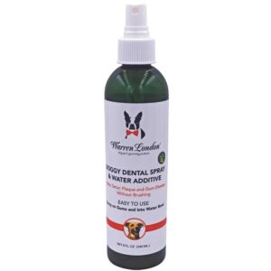 A bottle of spray for dogs