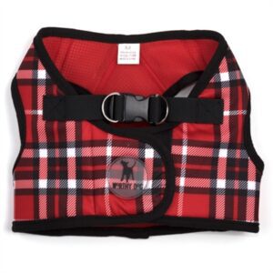 Red plaid sidekick harness