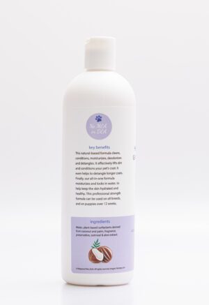 A bottle of conditioner for hair and body